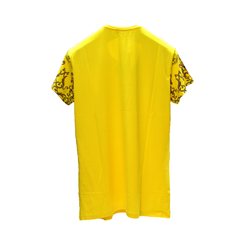 Men's Axion Plus Yellow Printed T-shirt - Mercado 1 to 20 Stores UAE
