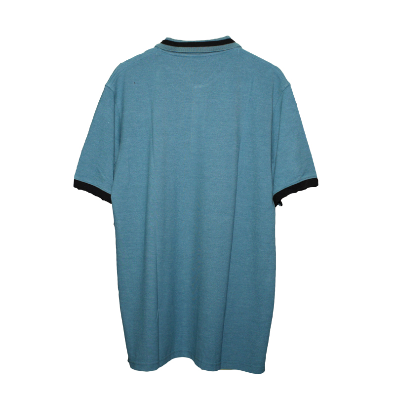 Men’s Com'Man Brand Simple Cyan Blue Polo T-Shirt - Mercado 1 to 20 ...
