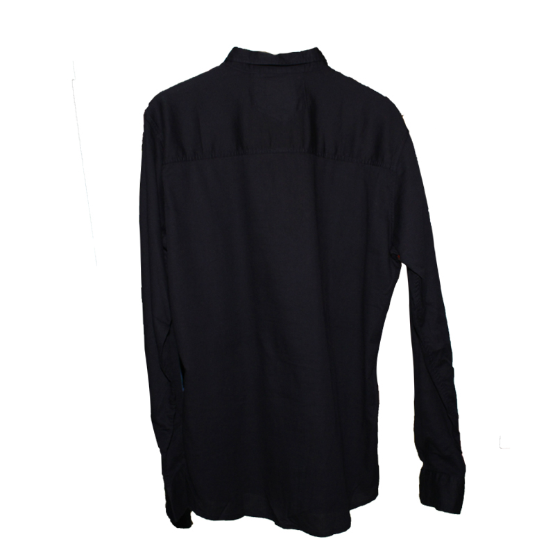 Men's Simple Black Casual Shirt - Mercado 1 to 20 Stores UAE