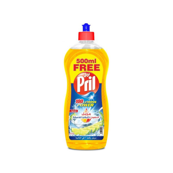 Pril Lemon Dishwashing Liquid - 1.5L