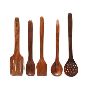 Wood Cutlery Set (Pack of 5)